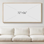 Extra Large Framed Sage Green Abstract Wall Art - Image 7
