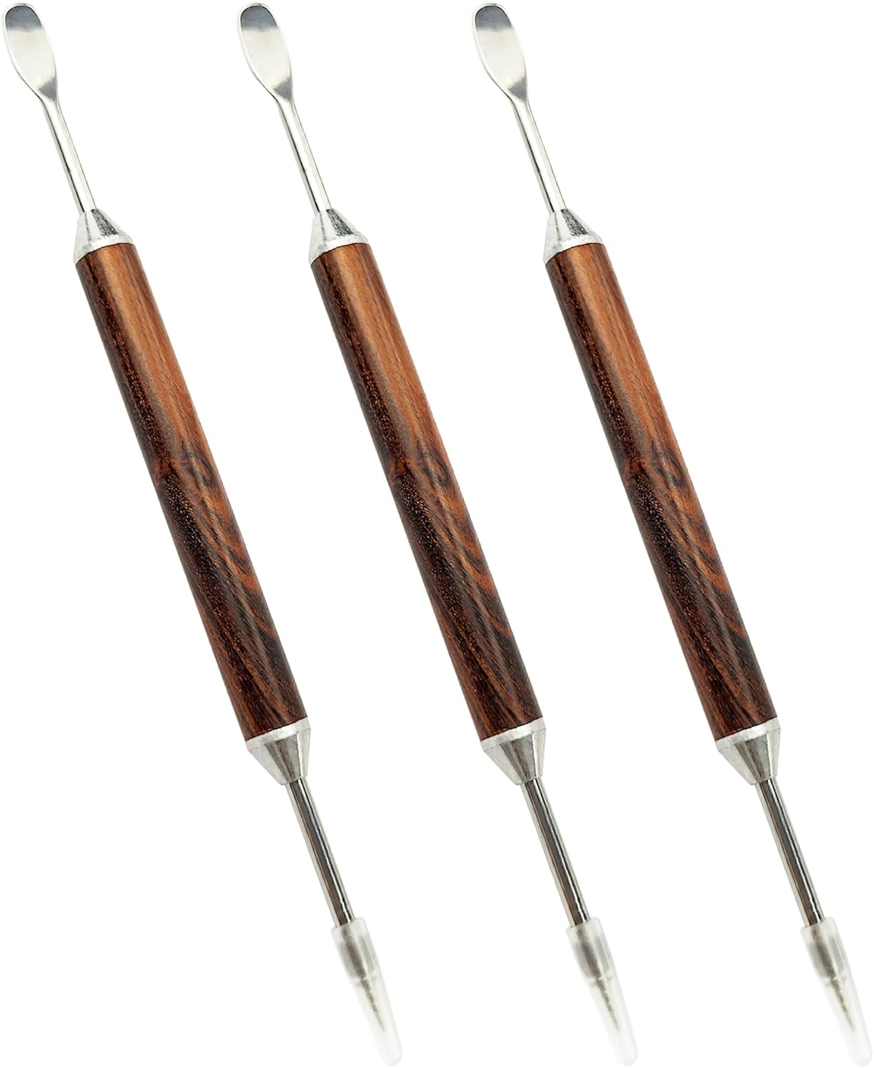 3 PCS Latte Art Pen Cinnamon Pen for Coffee,Barista Espresso Coffee Latte Art Tools Accessories for Coffee Bar Barista Make Creative Coffee Designs Decors,Stainless Steel Wood,LXLVOUEG