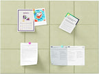 Large Cork Boards for Walls – 48" x 36" Self Adhesive Felt Wall Tiles - Image 7