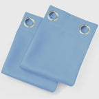 LEMOMO Blackout Curtains 52 x 90 Inch Long Sky Blue Curtains Set of 2 Panels - Image 9