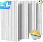4 Pack Large Acoustic Panels Sound Absorbing by Unknown