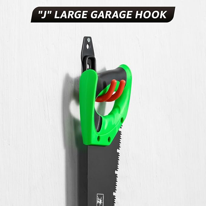 30 Pack Garage Hooks, Heavy Duty Steel Wall Mount Utility Hangers - Image 7