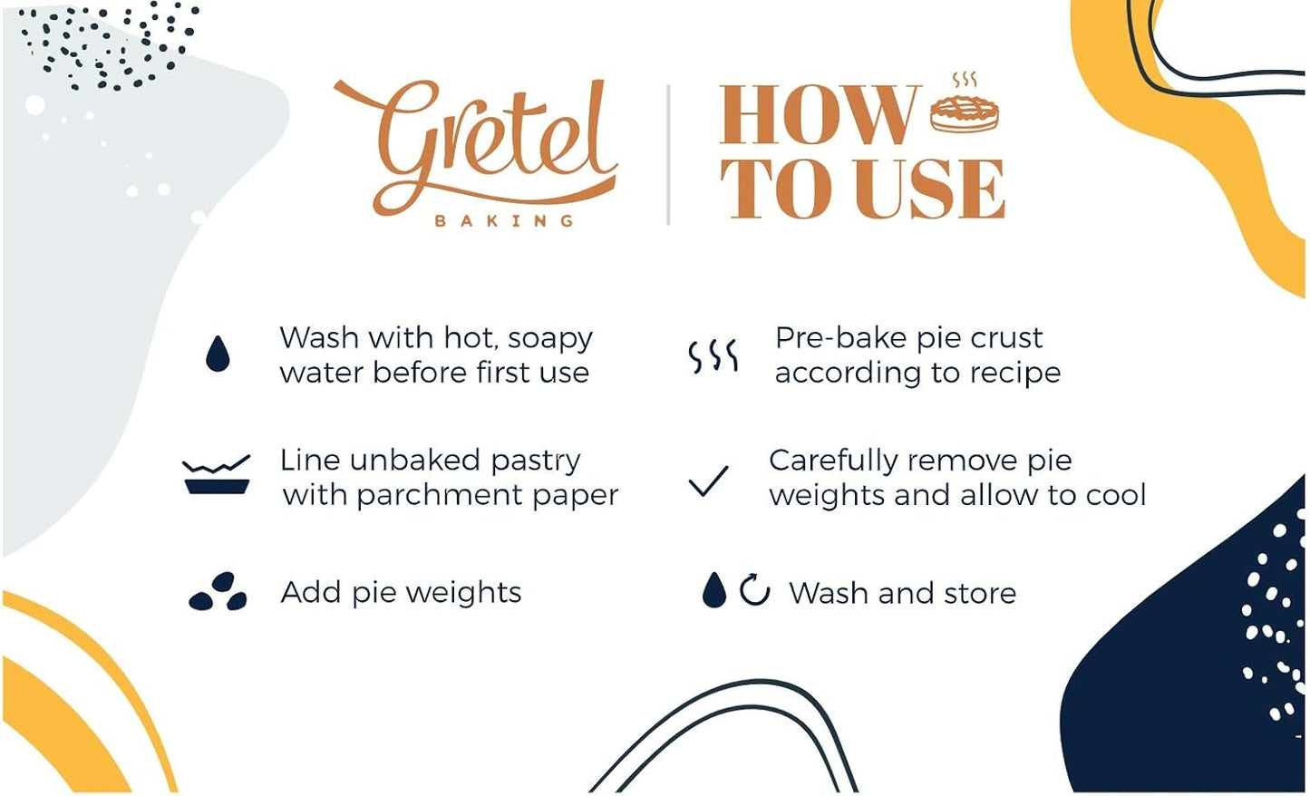 Glass Pie Weights for Baking | Better Than ceramic beads! Dust Free Borosilicate Glass | Large Quantity 2.5 Pounds | Drawstring Storage Bag | Essential baking tools and pie making accessories