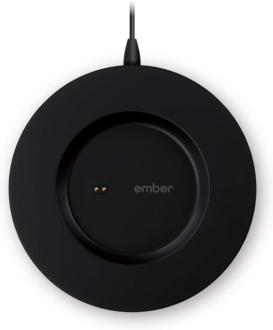 Ember Charging Coaster 2, Wireless Charging for Use with Ember Temperature Control Smart Mug, Black