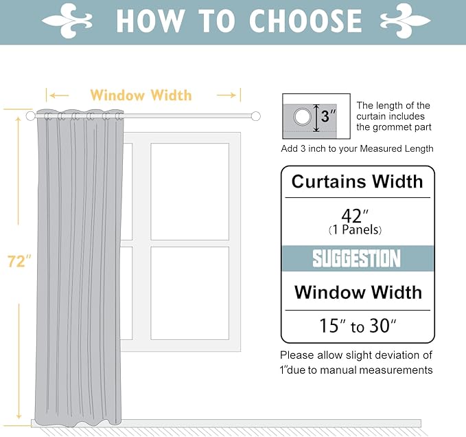 ChrisDowa Blackout Curtains 72 inches Long - Image 5