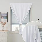 Thermal Blackout Curtains with Self-Adhesive Tape, No Rod No Drill Easy Install - Image 2