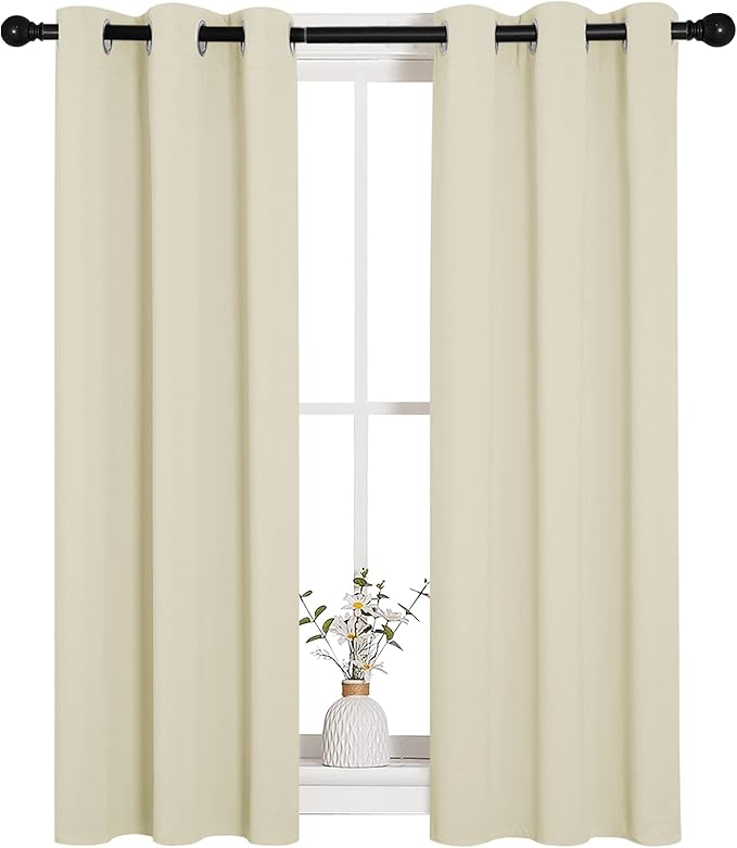 NICETOWN Room Darkening Short Curtain Panels - Image 2