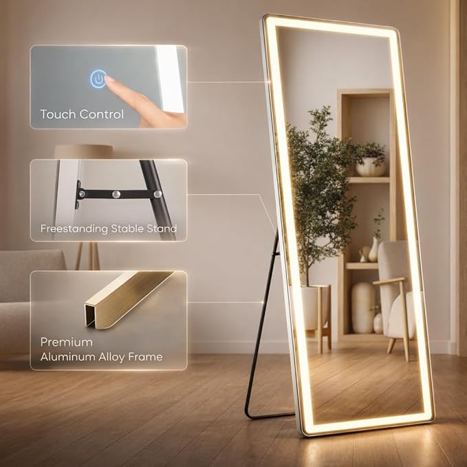71" x 26" Arched Full Length Mirror - Image 5