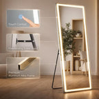 Full Length Mirror with Lights, Full Body Dressing Standing Mirrors with - Image 5