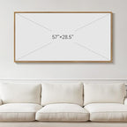 Large Framed 3D Neutral Abstract Wall Art - Image 8