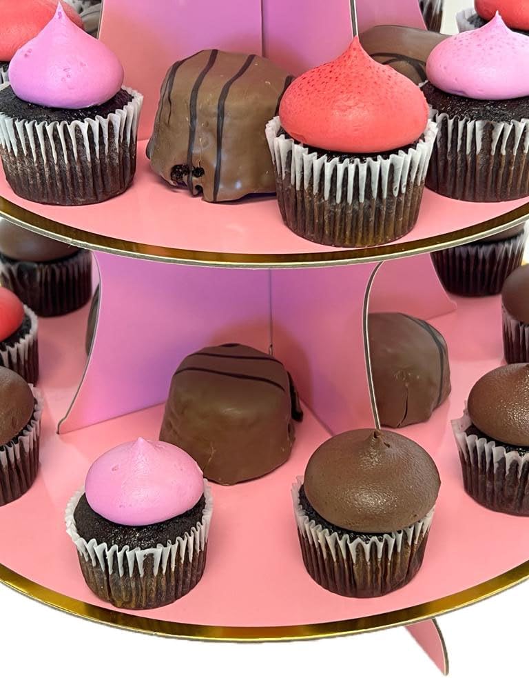 Pink Cupcake Stand, 3 Tier Cupcake Stand