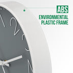 Wall Clock 10 Inch Non-Ticking Silent Modern Simple Style Round Decor Clock - Image 4