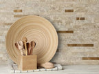 AULIGET 20 Sheets Faux Stone Peel and Stick Backsplash - Image 7
