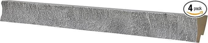 Faux Stone Wall Ledger Artisan Hand Painted Decorative Wall Trim by Wallwell