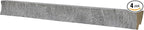 Faux Stone Wall Ledger Artisan Hand Painted Decorative Wall Trim by Wallwell