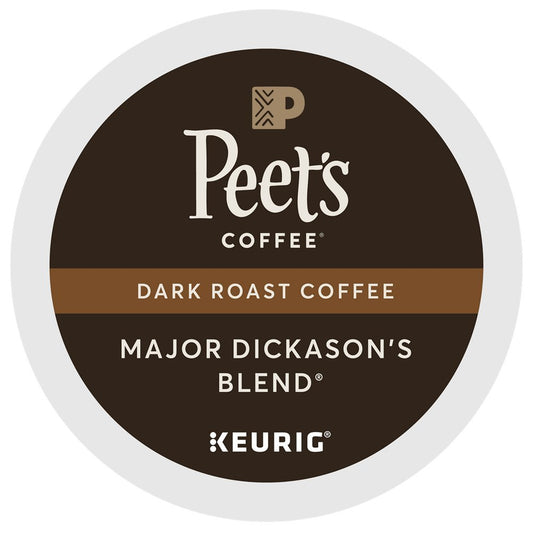Peet's Coffee Major Dickason Blend Single Cup Coffee for Keurig K-Cup Brewers 40 count