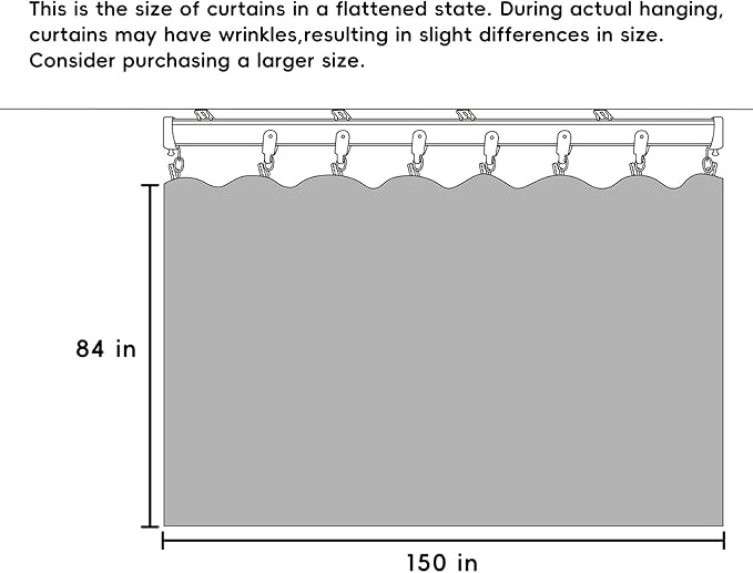 Room Divider Curtains Flexible Ceiling Tracks Set Curtain Track Ceiling Mount - Image 7