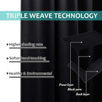 NICETOWN 100% Blackout Curtains 45 inches Length, 2 Thick Layers Completely - Image 6