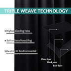 NICETOWN 100% Blackout Window Curtain Panels, Full Light Blocking Drapes - Image 6