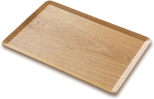 Wooden Trays for Eating, Decorative Serving Trays - 8 x 11 Inch, Brown