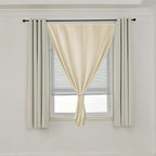AJAZZ Self Adhesive Curtains 100% Blackout Shades Window Cover Sticky Curtain - Image 8