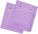 LEMOMO Blackout Curtains 66 x 54 Inch Long Lavender Curtains Set of 2 Panels - Image 9