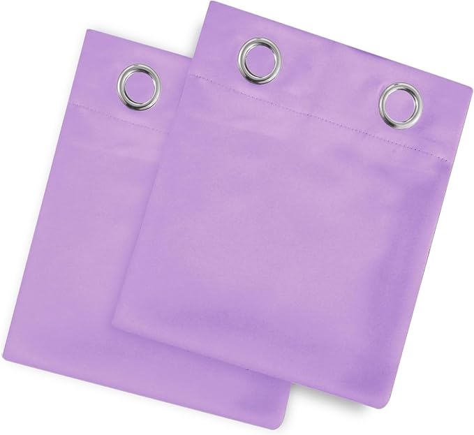 LEMOMO Blackout Curtains 52 x 90 Inch Long Lavender Curtains Set of 2 Panels - Image 9