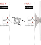 KICAAO Modern Wall Sconces Set of Two, Led Wall Light 10w, 2700k Warm Light Up - Image 7