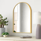 Arched Wall Mirror, Living Room, Hang Vertical or Horizontal by ZMYCZ