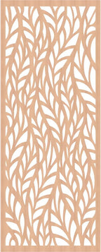 35 3/8"W x 89 3/8"H x 1/4"T Ortonville Decorative Fretwork Wood Wall Panels - Image 2