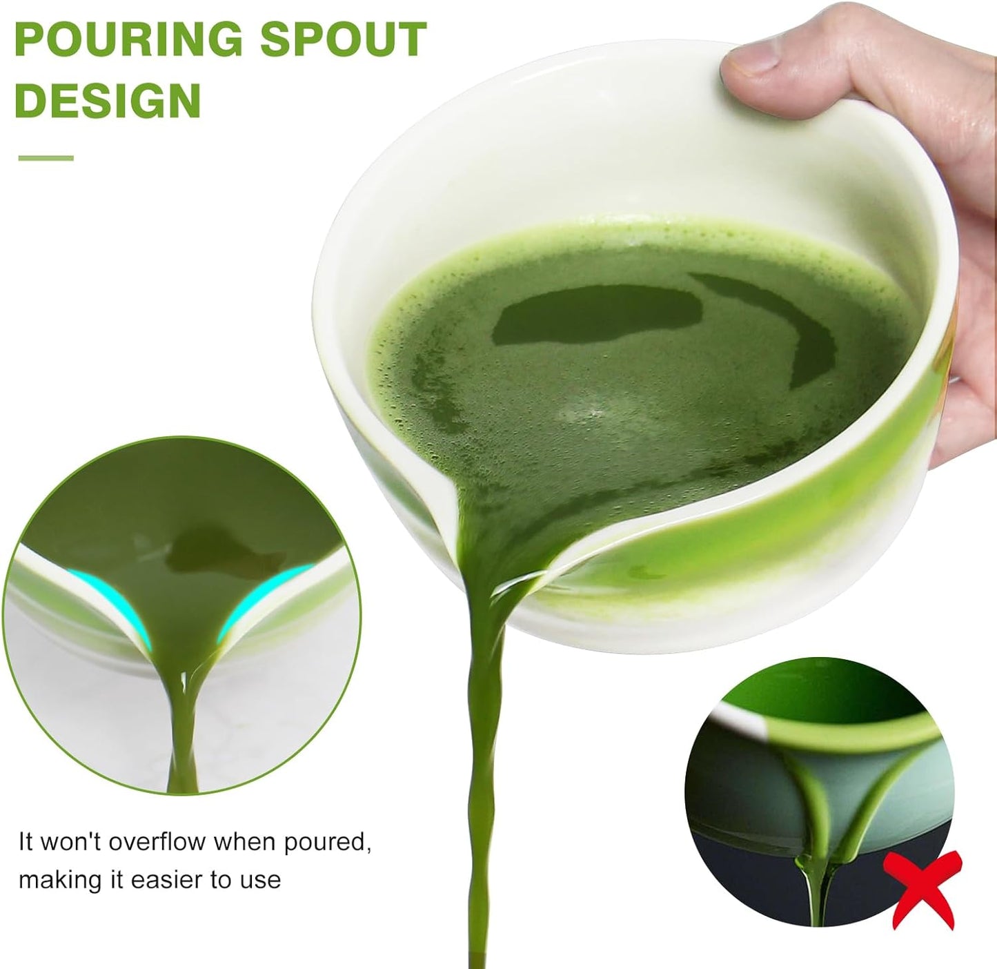 Matcha Whisk Set – 5 PCS Complete Ceremonial Grade Matcha Set, Premium Japanese Matcha Kit with Bamboo Whisk for Matcha Tea, Matcha Bowl, Scoop, Sifter, and Ceramic Holder