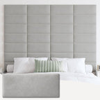 IFNOW Wall Mounted Upholstered Headboard Full, 3D Peel and Stick Soundproof by IFNOW