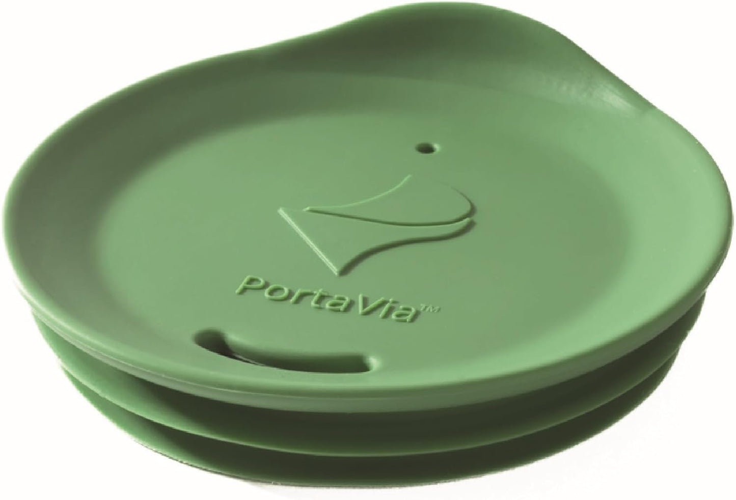 Reusable Coffee Cup Silicone Lid – Fits Most Tumbler, Water Bottle, & Ceramic Coffee Mug Between 3"-3¼" – Dishwasher-Safe Travel Mug Lid keeps your beverage in your mug (Medium - Green)