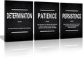 KAWAHONE Inspirational Quotes Wall Art, Motivational Determination Patience by KAWAHONE