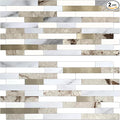 AULIGET 2 Sheets Faux Stone Peel and Stick Backsplash by AULIGET