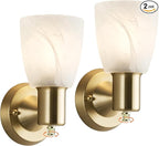 EJIAXIN Wall Sconces Set of 2, Modern Wall Light Fixtures by WelcometoEJIAXIN