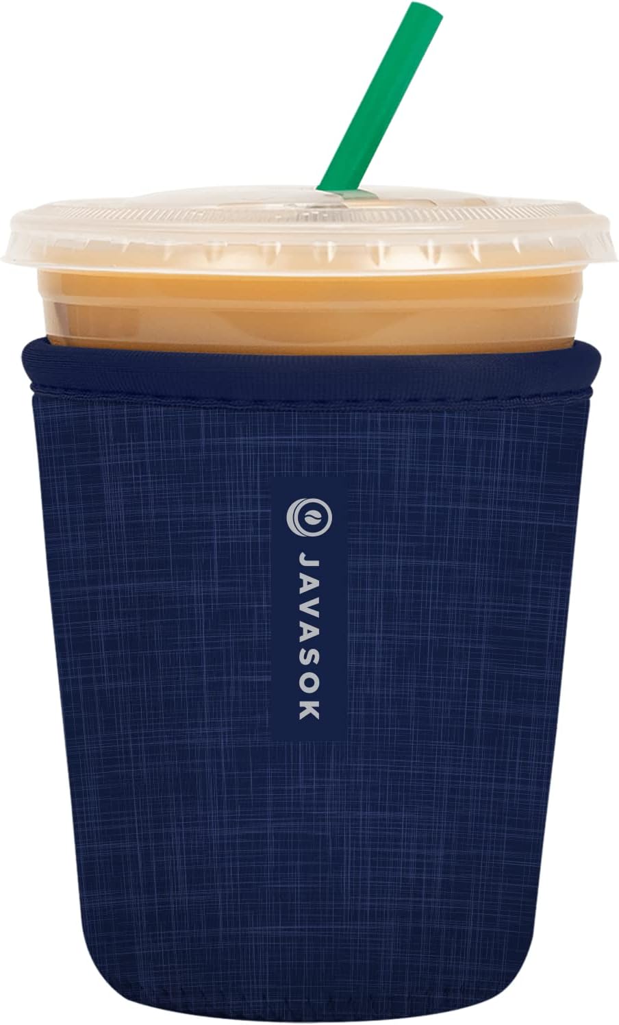 Sok It JavaSok Iced Coffee & Cold Soda Insulated Neoprene Cup Sleeve (Blue Jean, Small: 16-20oz)