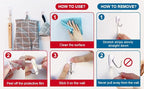 Sinfuo Wall Hooks for Hanging 10 Large Hooks, Heavy Duty Wall Hooks - Image 5