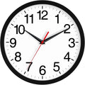 Rohioue 14 Inch Wall Clock Modern Battery Operated Silent Non Ticking Large by RohioueWallClock