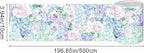 HOMETITUTE Wallpaper Border Peel and Stick Wall Border Pastel Floral Garden - Image 3