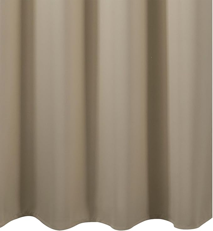 LEMOMO Beige Blackout Curtains 42 x 54 Inch Length Set of 2 Panels Grommet - Image 8