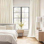MIULEE Birch Back Tab Blackout Curtains 120 Inch Long 2 Panels Set - Image 2