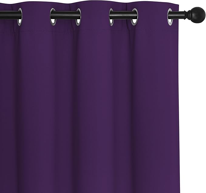 NICETOWN Blackout Curtains for Sliding Glass Door Room Divider Noise Reduce - Image 7