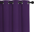 NICETOWN Royal Purple Blackout Curtains 84 inch Length, Grommet Top Room - Image 7