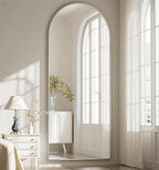 Dewfig Arched Full Length Mirror, Full Body Mirrors - Image 3