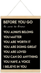 foedor Mental Health Posters, Positive Affirmations Wall Sign Decor Posters by Unknown