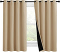 NICETOWN Cold Reducing Curtains, Bedroom Full Blackout Curtain Panels, Great Job by NICETOWN