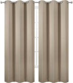 LEMOMO Khaki Thermal Blackout Curtains/42 x 95 Inch/Set of 2 Panels Room - Image 2