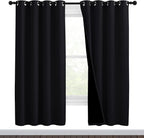 NICETOWN High-End Thermal Curtains, Full Blackout Curtains 72 Inches Long by NICETOWN