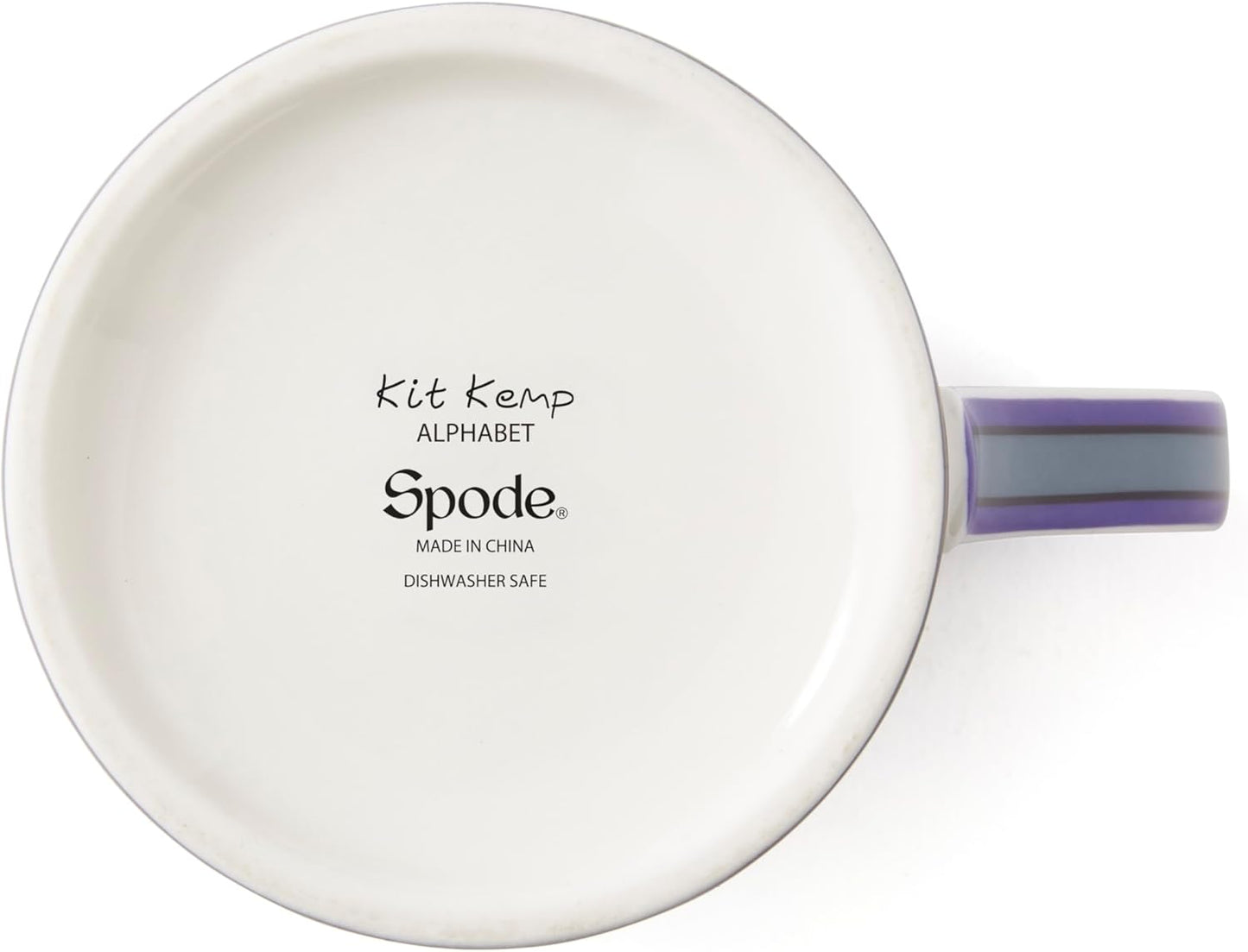 Spode Kit Kemp 12oz Mug in Fine China, B Initial - Custom Coffee Cup for Hot Beverages, Personalized Gift Idea for Her, Him, Friends, Coffee Lovers - Stylish Letter Mug for Daily Use, Dishwasher Safe